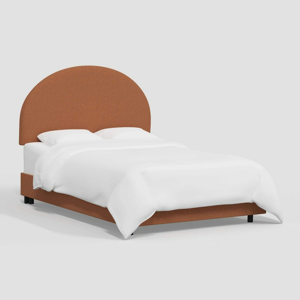 Threshold Adaline Twin Upholstered Half-Moon Bed: $728