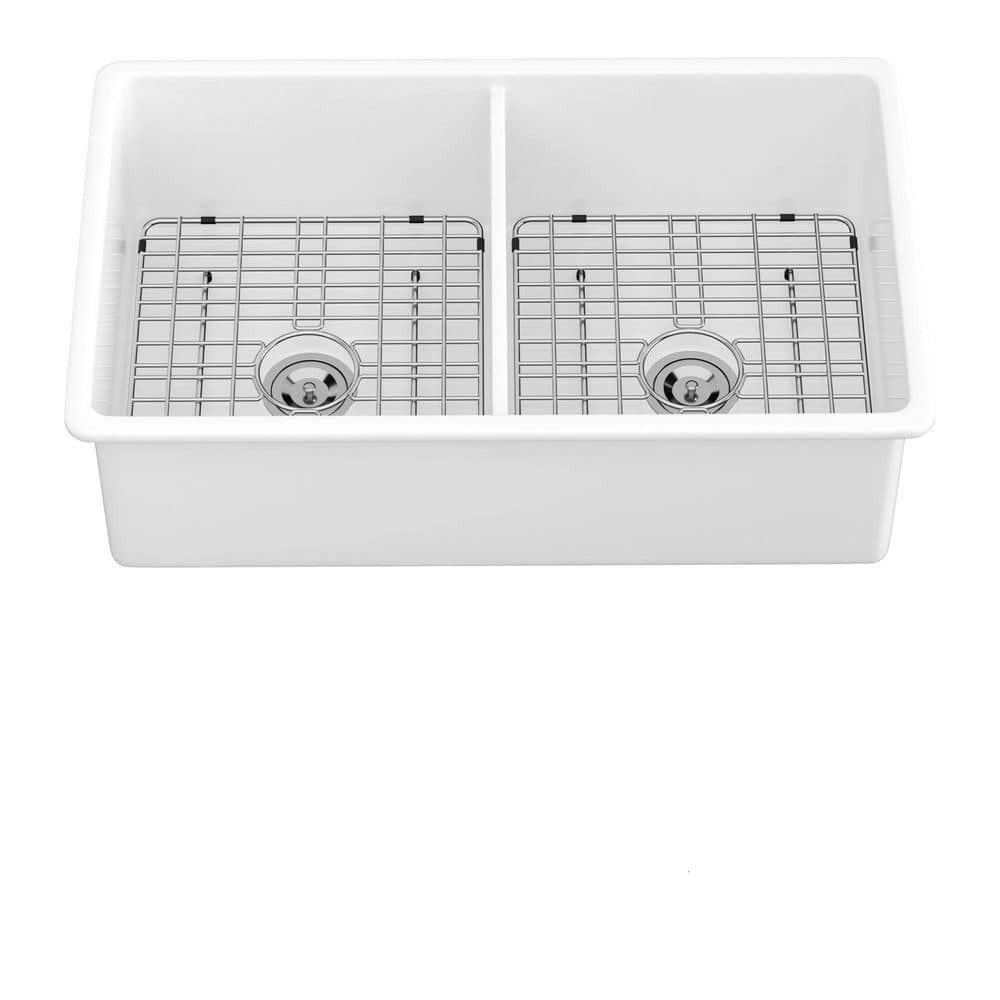 32-Inch Undermount Double Bowl Ceramic Kitchen Sink: $295.16 32-Inch Undermount Double Bowl Ceramic Kitchen Sink: $295.16
