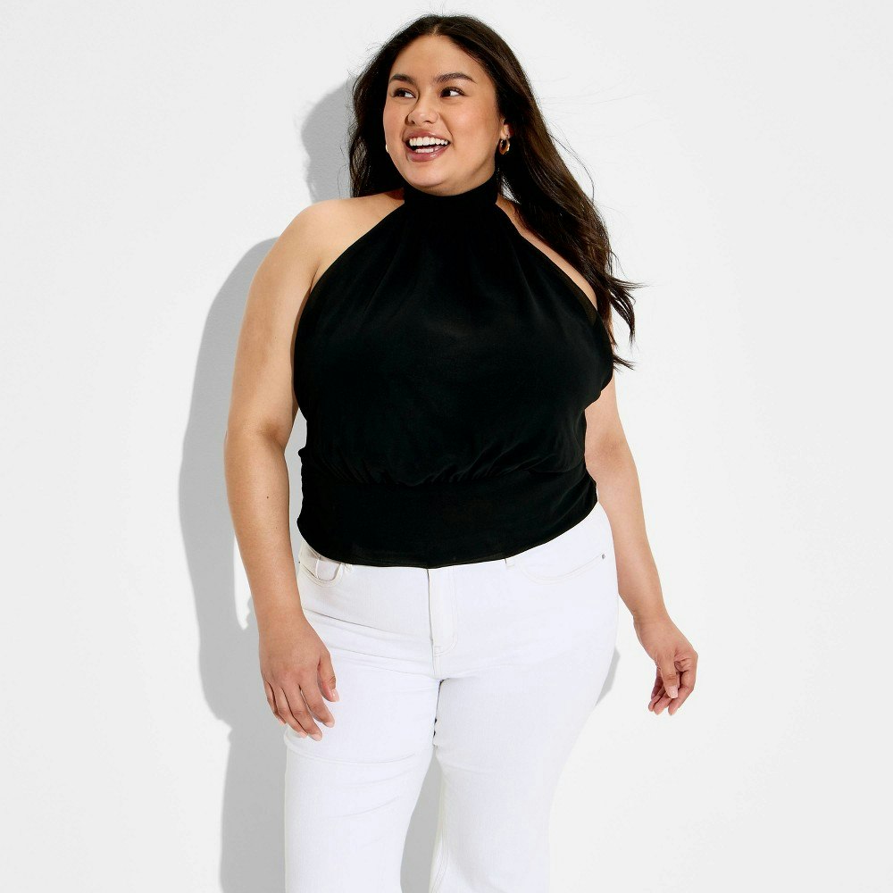 Women's Wild Fable Chiffon Halter Top: $17
