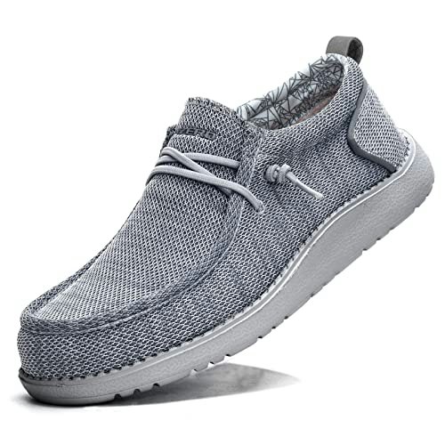 Men's Slip-on Canvas Loafer Shoes 12: $41.59