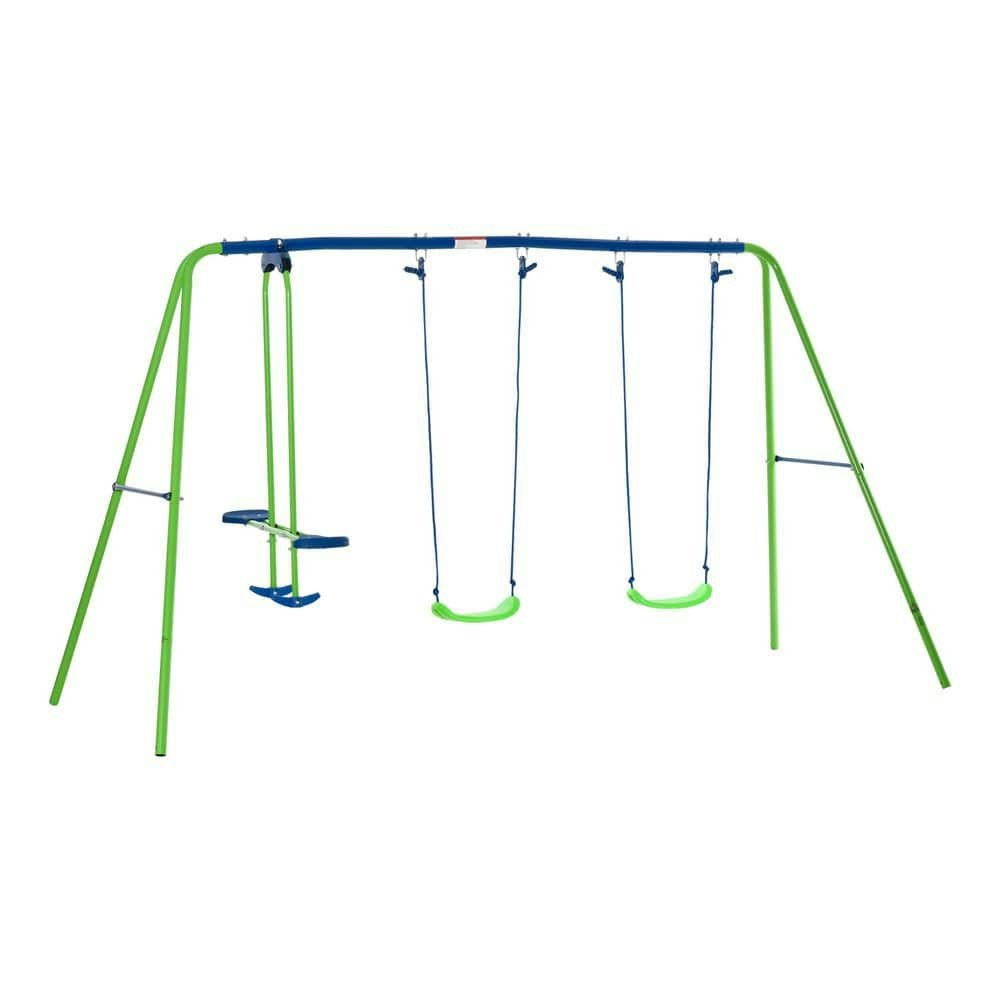 Heavy Duty A-Frame Metal Swing Set: $187.01 Heavy Duty A-Frame Metal Swing Set: $187.01