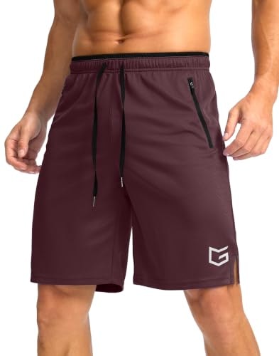 Men's 9-Inch Athletic Basketball Shorts with Zipper Pocket: $16.99 Men's 9-Inch Athletic Basketball Shorts with Zipper Pocket: $16.99