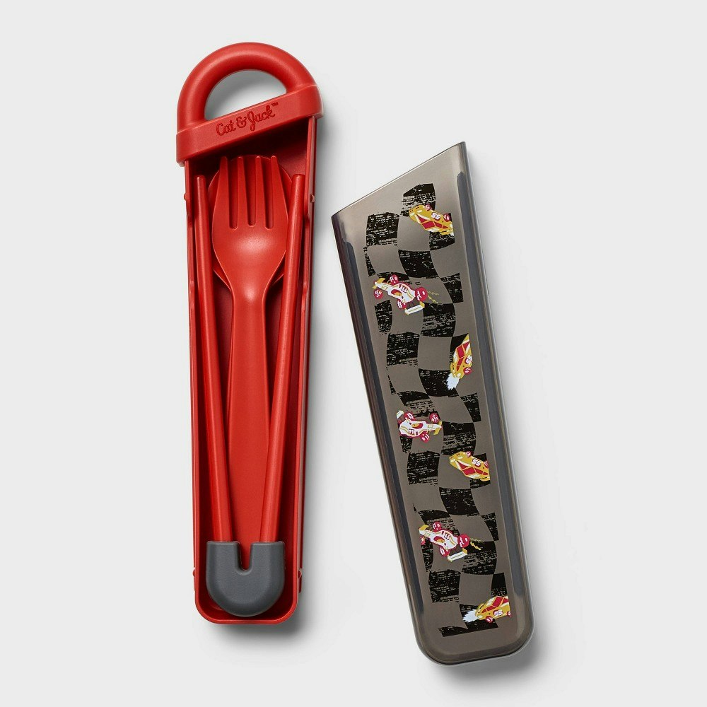 Cat & Jack Cars Cutlery Set: $3 Cat & Jack Cars Cutlery Set: $3