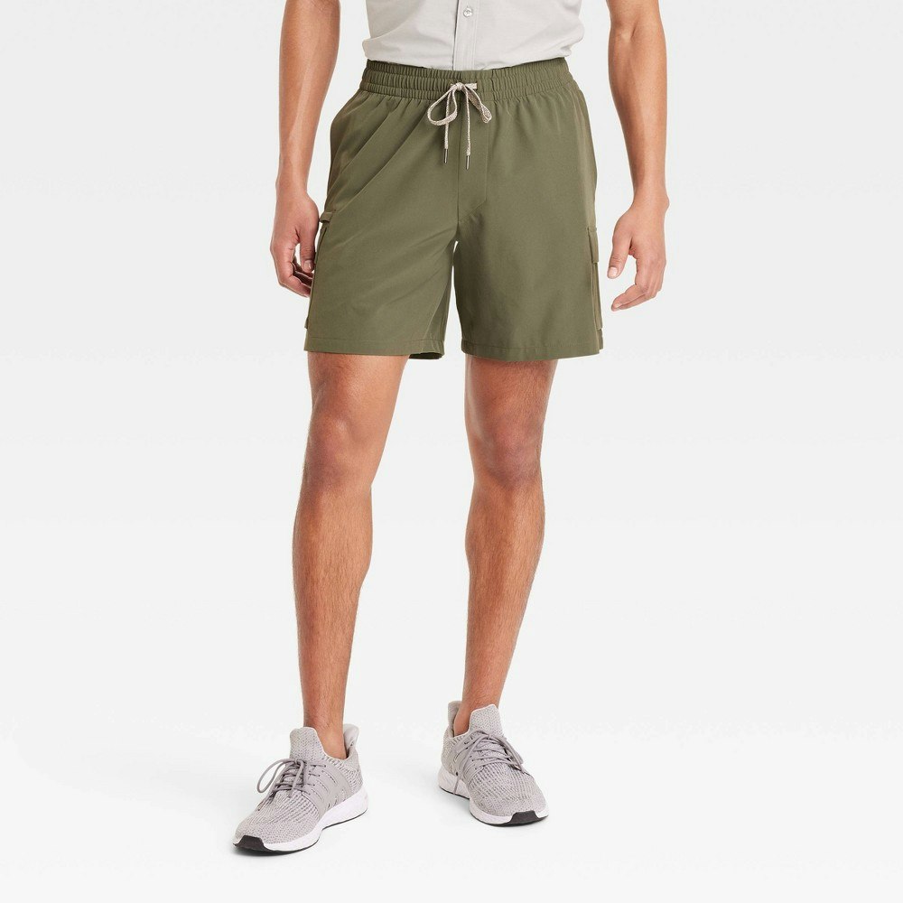 All In Motion Men's 7-Inch Cargo Shorts: $25