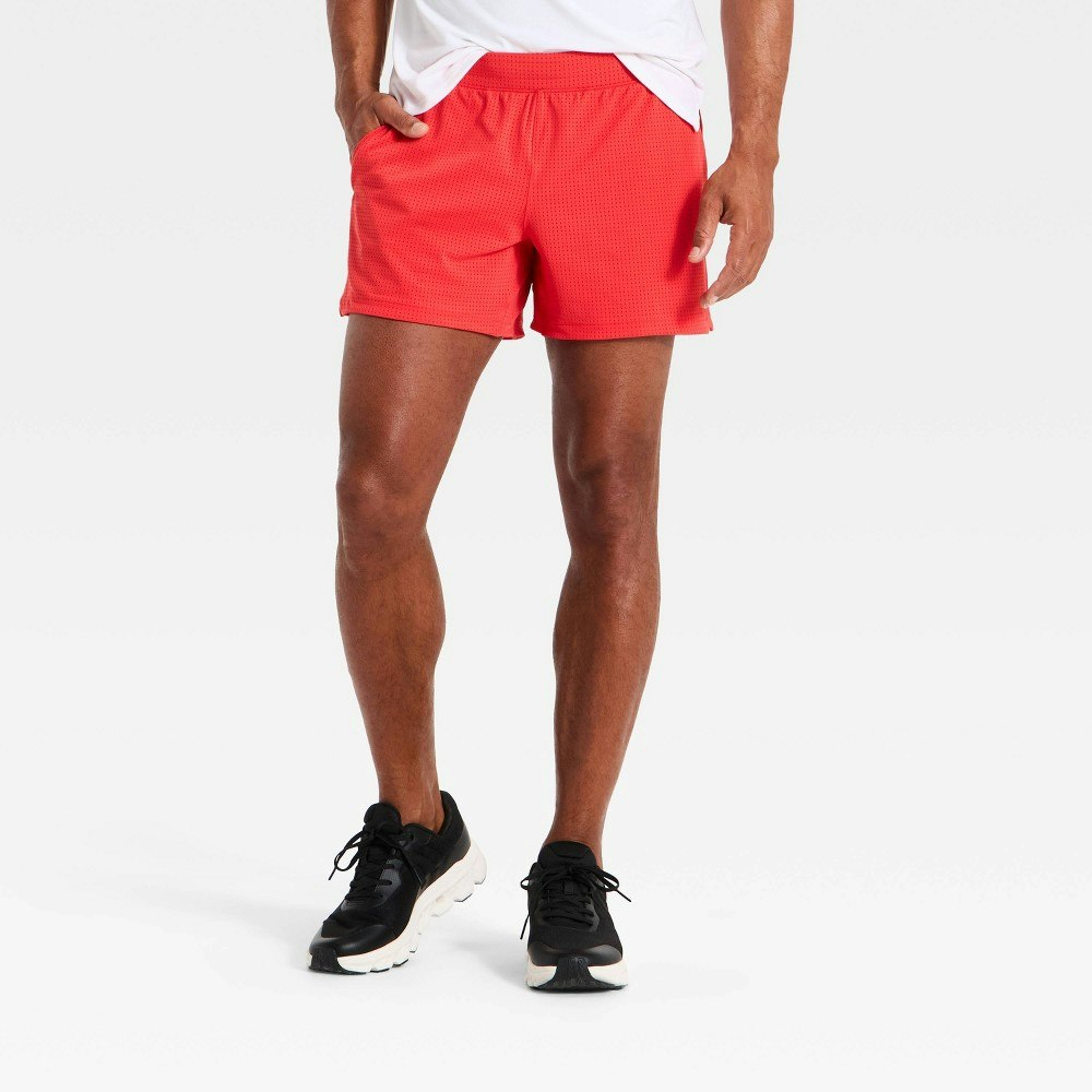 All In Motion Men's 5-Inch 2-in-1 Run Mesh Shorts: $24 All In Motion Men's 5-Inch 2-in-1 Run Mesh Shorts: $24