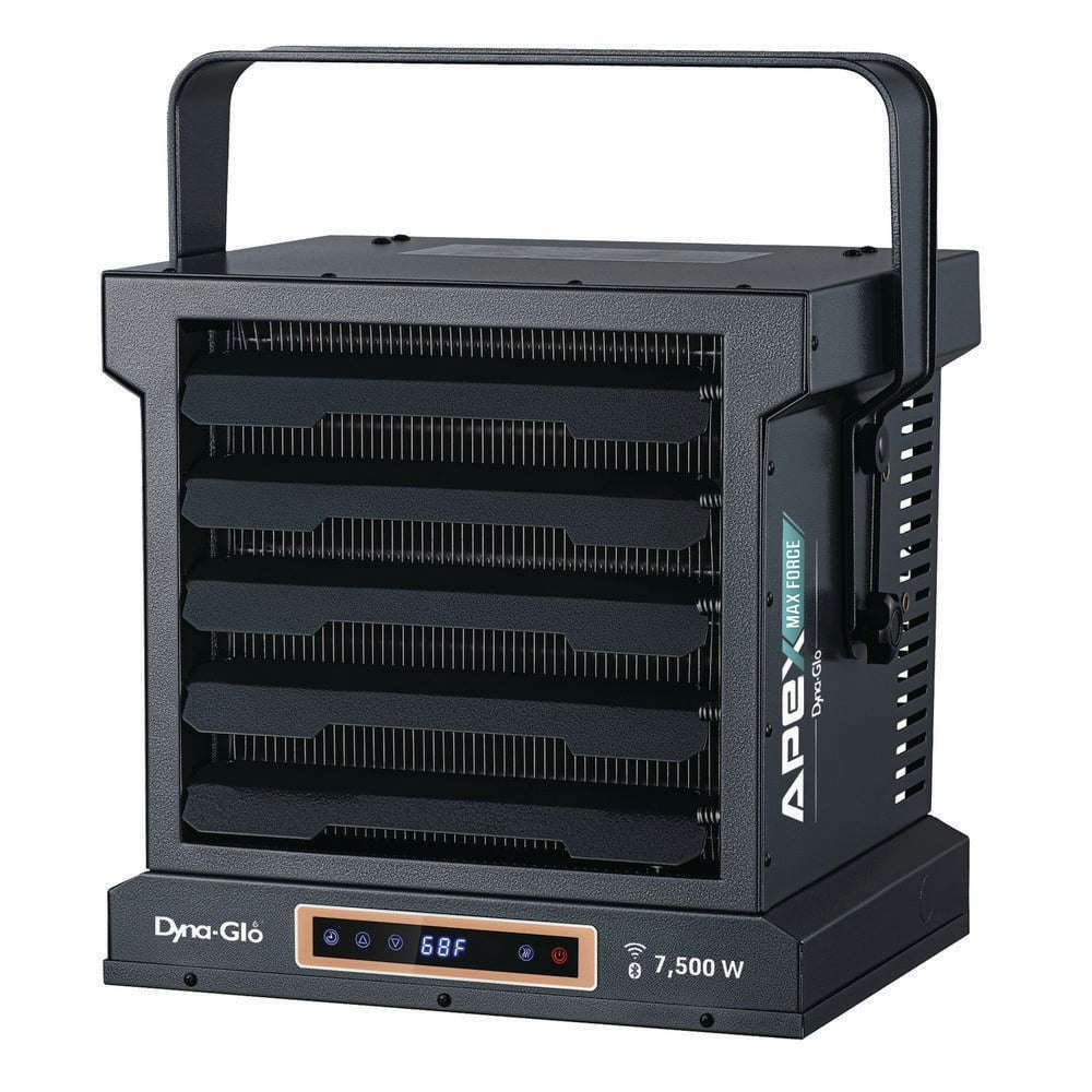 7,500-Watt Digital Electric Garage Heater with WiFi and Bluetooth: $589.38 7,500-Watt Digital Electric Garage Heater with WiFi and Bluetooth: $589.38