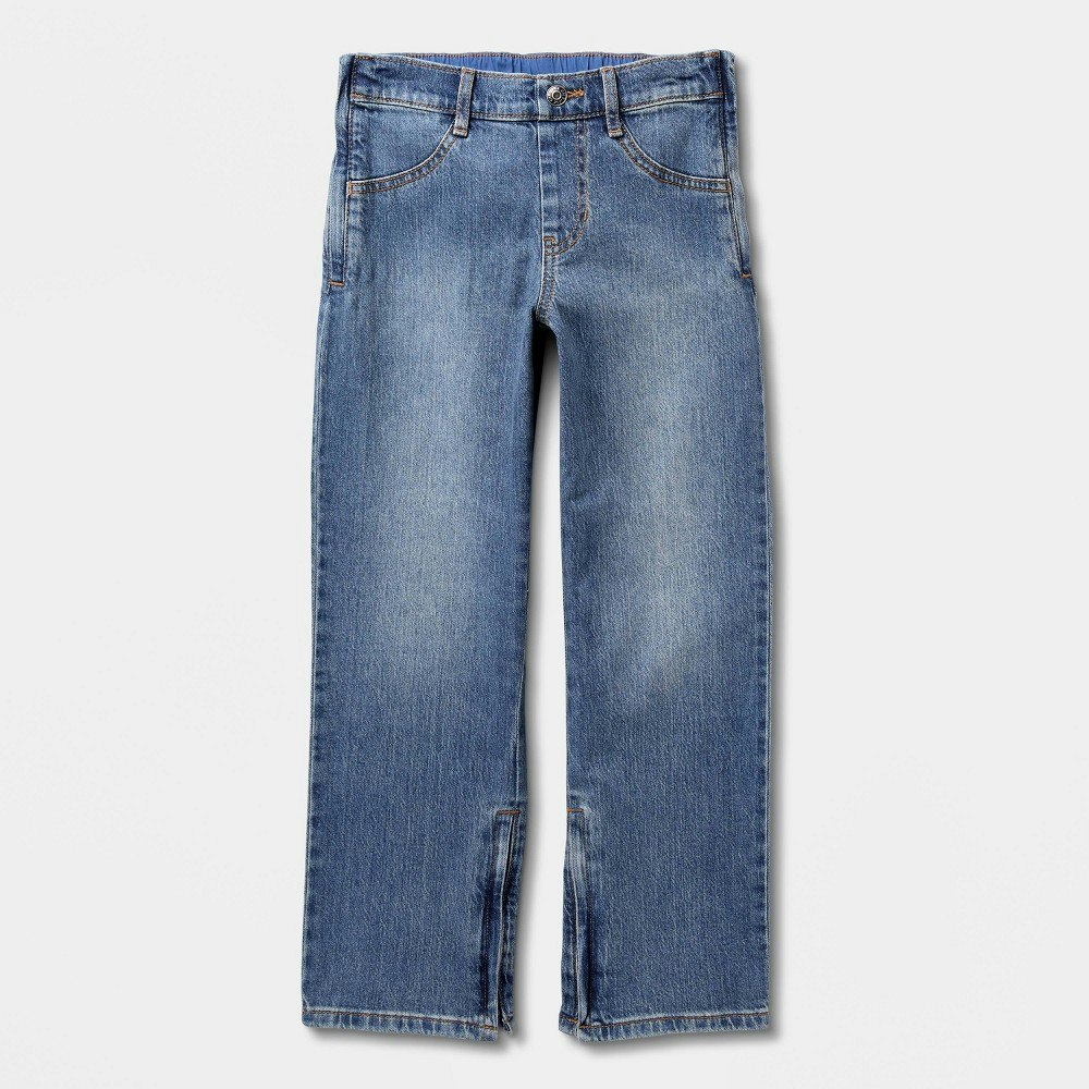 Cat & Jack Boys' Adaptive Seated Fit 5-Pocket Straight Leg Jeans: $25 Cat & Jack Boys' Adaptive Seated Fit 5-Pocket Straight Leg Jeans: $25