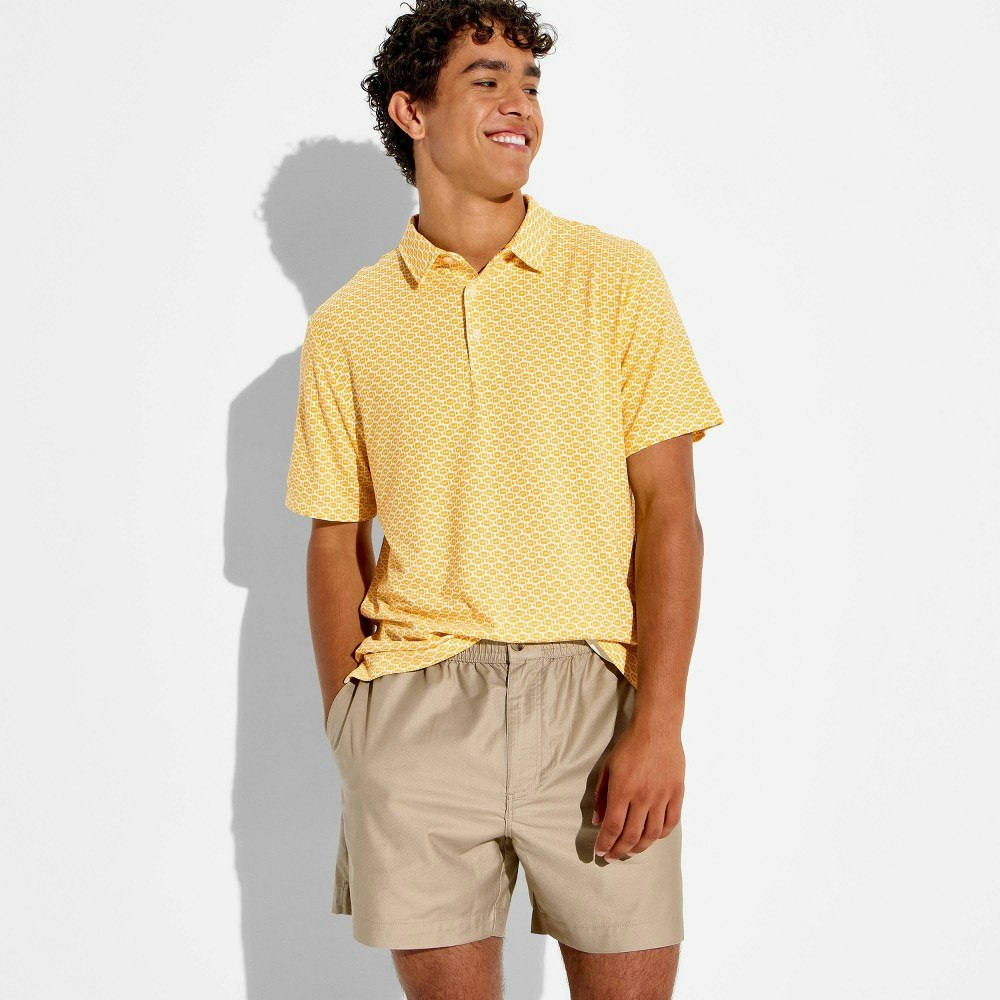 Goodfellow & Co Men's Football Print Polo Shirt: $25 Goodfellow & Co Men's Football Print Polo Shirt: $25