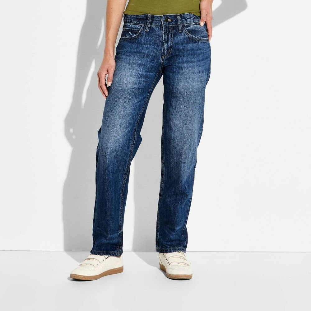 Wild Fable Women's Low-Rise Straight Leg Jeans 10 Short: $28 Wild Fable Women's Low-Rise Straight Leg Jeans 10 Short: $28