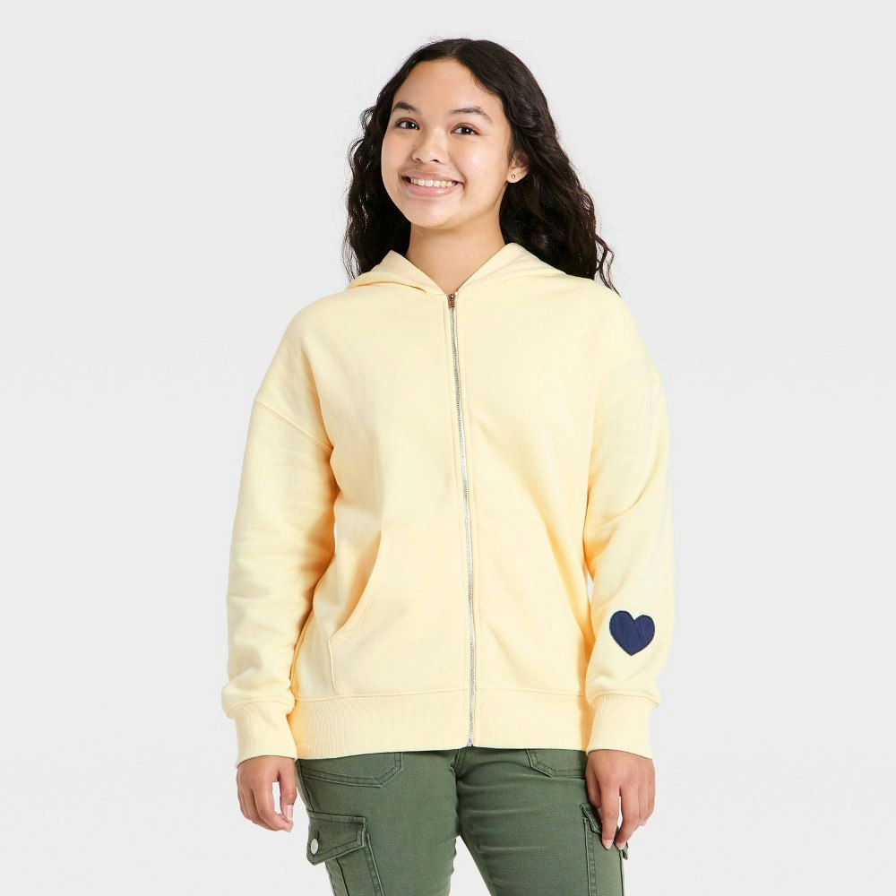 Art Class Girls' Oversized Fleece Zip Hoodie: $22 Art Class Girls' Oversized Fleece Zip Hoodie: $22
