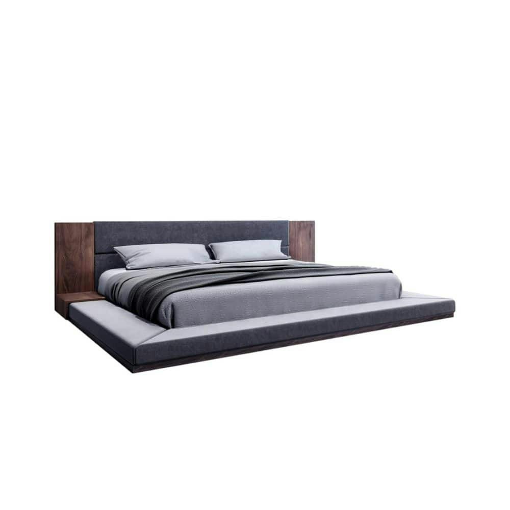 Brown Wood King Panel Bed: $1,949.81 Brown Wood King Panel Bed: $1,949.81
