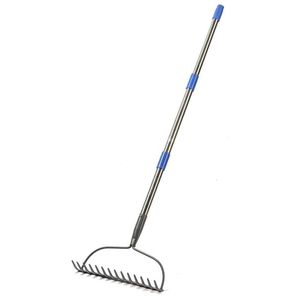 14-Tine Stainless Steel Garden Rake: $57.92