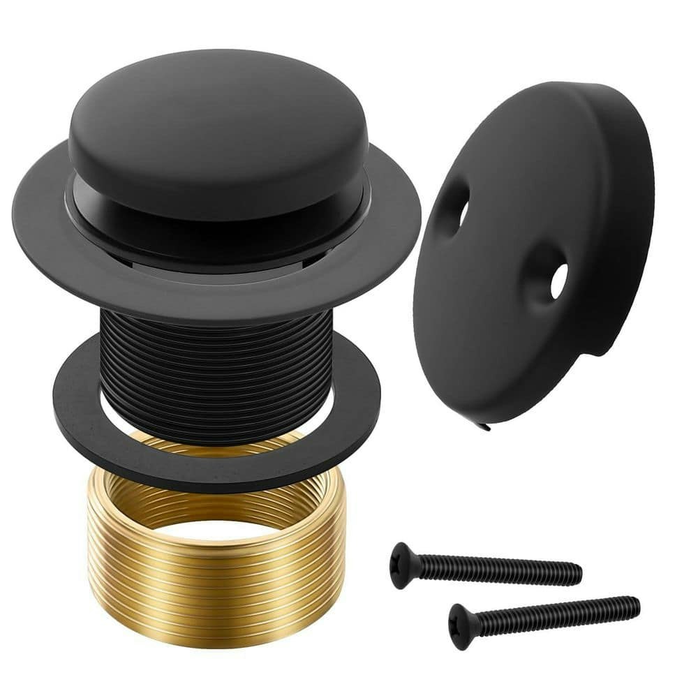 5-Piece Matte Black Bathtub Drain Conversion Kit: $69.99