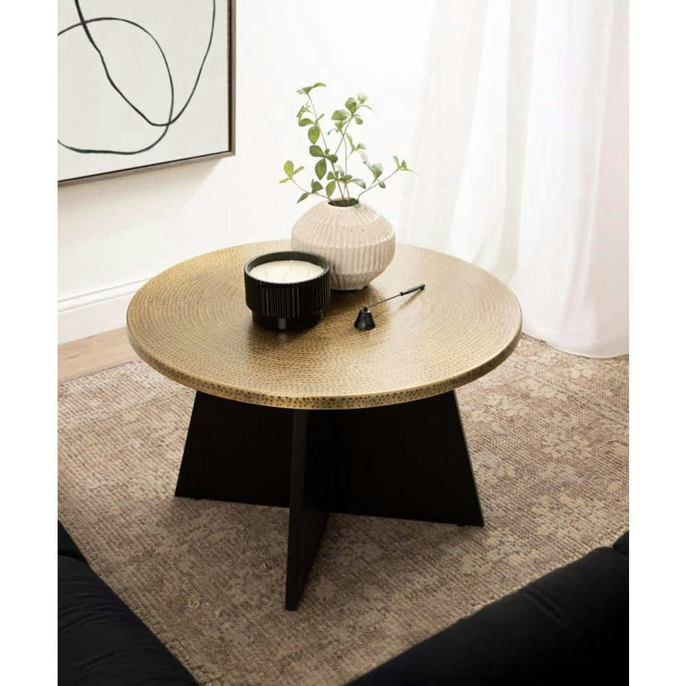 Batista 28-Inch Round Metal Coffee Table: $369.99 Batista 28-Inch Round Metal Coffee Table: $369.99