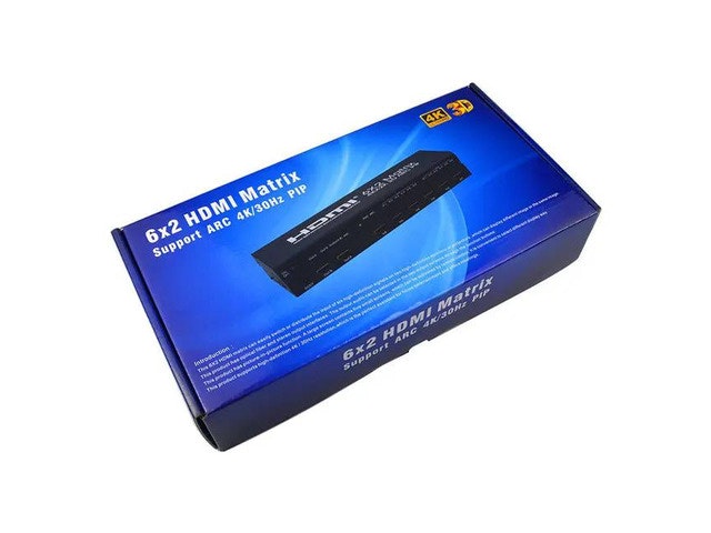 6x2 4K HDMI Matrix Switcher: $209.38 6x2 4K HDMI Matrix Switcher: $209.38