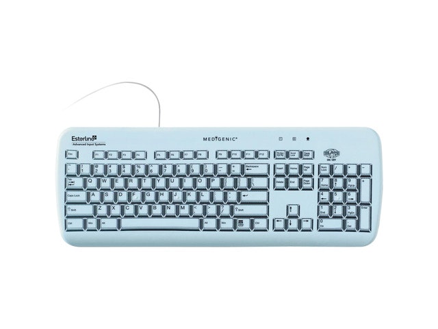 Esterline K104E01-US Medical Washable 104-Key Keyboard: $194.32 Esterline K104E01-US Medical Washable 104-Key Keyboard: $194.32