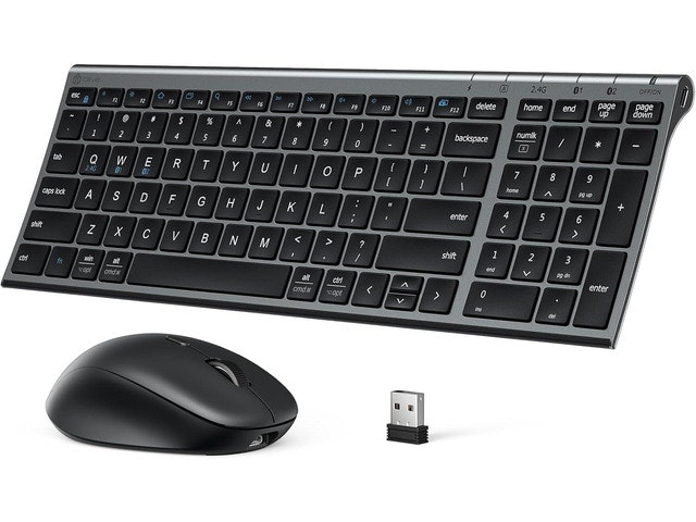 iClever DK05 Bluetooth Wireless Keyboard and Mouse Combo: $77.98 iClever DK05 Bluetooth Wireless Keyboard and Mouse Combo: $77.98