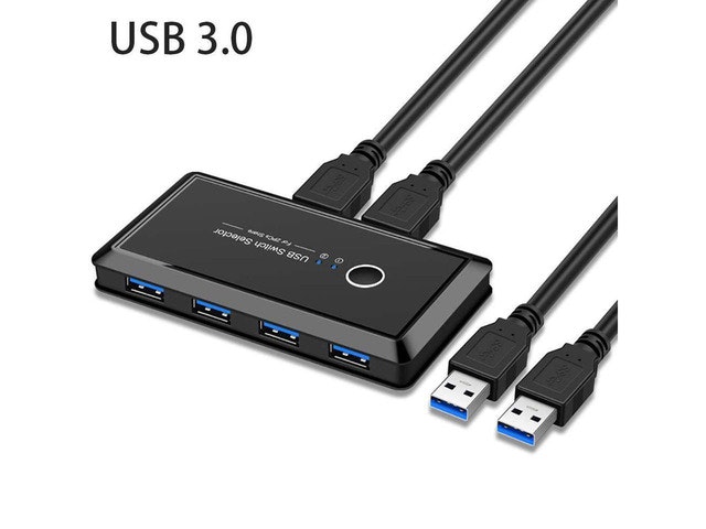 Kehipi 4-Port USB 3.0 KVM Switcher: $27.98 Kehipi 4-Port USB 3.0 KVM Switcher: $27.98