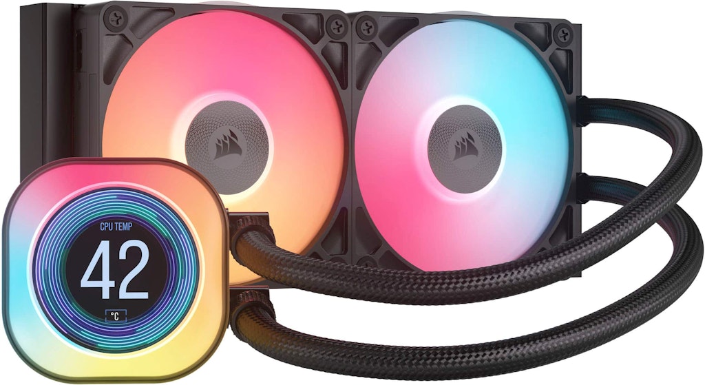 Corsair iCUE Link Titan 240 RX LCD Liquid CPU Cooler: $139.99