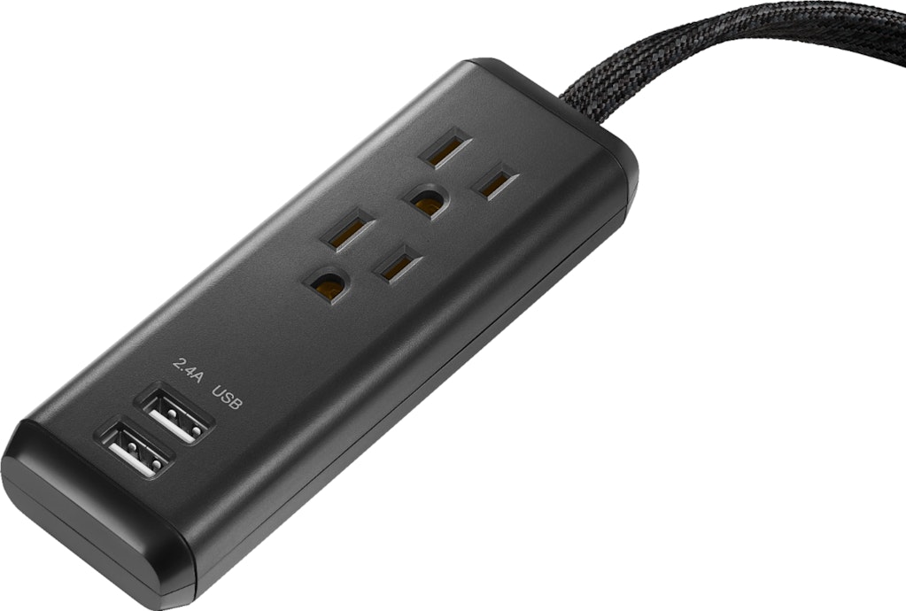 Insignia 2-Outlet 2-USB Power Strip: $19.99 Insignia 2-Outlet 2-USB Power Strip: $19.99
