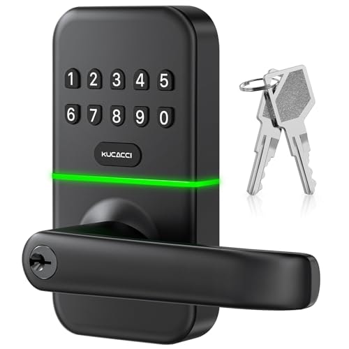 Kucacci Keyless Entry Digital Smart Door Handle Lock: $46.98 Kucacci Keyless Entry Digital Smart Door Handle Lock: $46.98