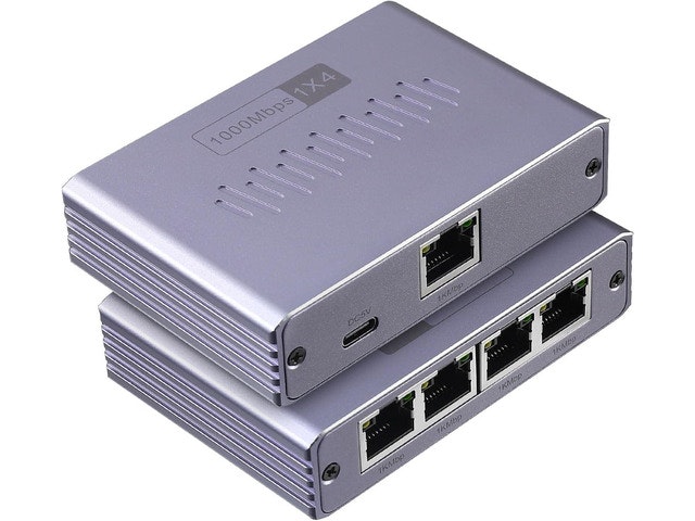 Ethernet 1-to-4 Splitter: $45.29 Ethernet 1-to-4 Splitter: $45.29