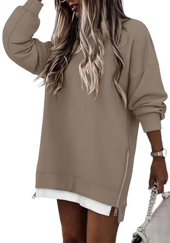 Chiczone Women's Oversized Crew Neck Sweatshirt: $25.98