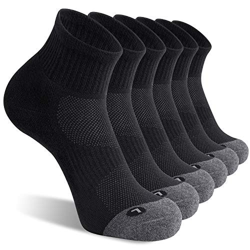 Fitrell Men's Athletic Ankle Socks 6-Pack: $14.12