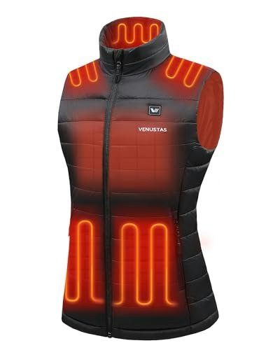 Venustas Women's Heated Quilted Vest with Battery: $129.99