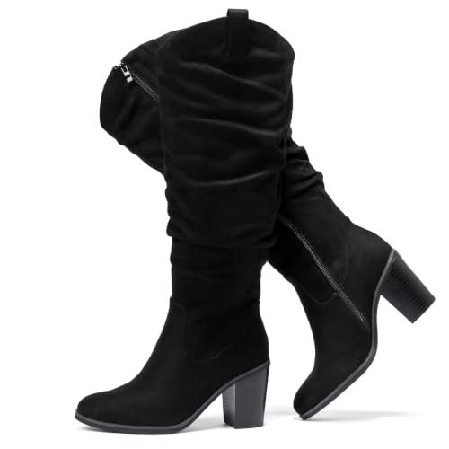 Luoika Women's Extra Wide Calf Cowboy Boots: $59.98