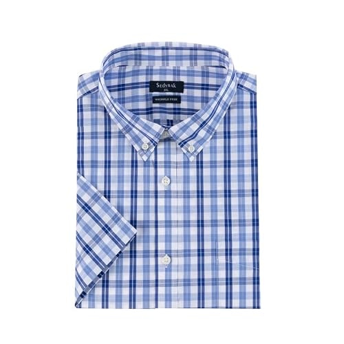 Sedyrak Men's Big and Tall Short Sleeve Wrinkle-Free Dress Shirt: $25.49 Sedyrak Men's Big and Tall Short Sleeve Wrinkle-Free Dress Shirt: $25.49