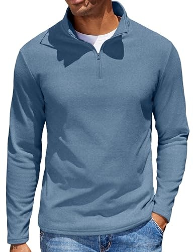 Coofandy Men's Quarter Zip Pullover Sweatshirt: $18.04 Coofandy Men's Quarter Zip Pullover Sweatshirt: $18.04