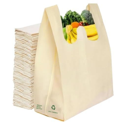 Simply Cool Reusable T-Shirt Grocery Tote Bags 300-Pack: $129.69
