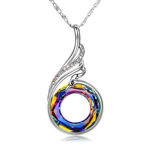Kate Lynn Phoenix Crystal Pendant Necklace: $26.67
