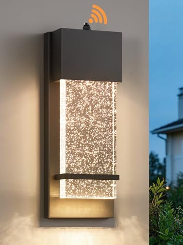 Dusk to Dawn Crystal Glass Outdoor Wall Light Fixture: $42.49 Dusk to Dawn Crystal Glass Outdoor Wall Light Fixture: $42.49