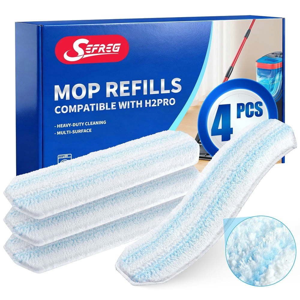 Mop Head Replacements for O-Cedar H2prO 4-Pack: $11.49 Mop Head Replacements for O-Cedar H2prO 4-Pack: $11.49
