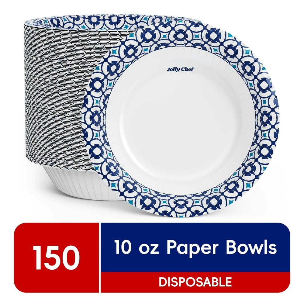 Jolly Chef 10-oz. Paper Bowls 150-Count: $17.49