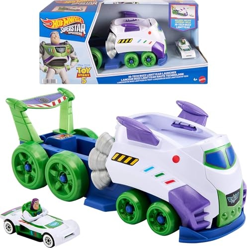 Hot Wheels Disney Pixar Buzz Lightyear Launcher and Hauler with 1:64 Scale Car: $19.18 Hot Wheels Disney Pixar Buzz Lightyear Launcher and Hauler with 1:64 Scale Car: $19.18