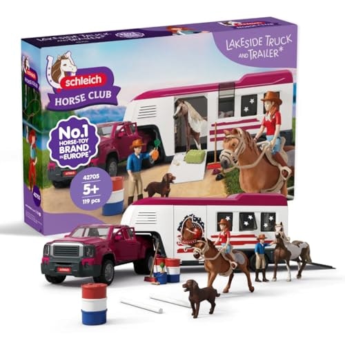 Schleich Horse Club Lakeside Truck and Trailer 119-Piece Set: $79.99 Schleich Horse Club Lakeside Truck and Trailer 119-Piece Set: $79.99