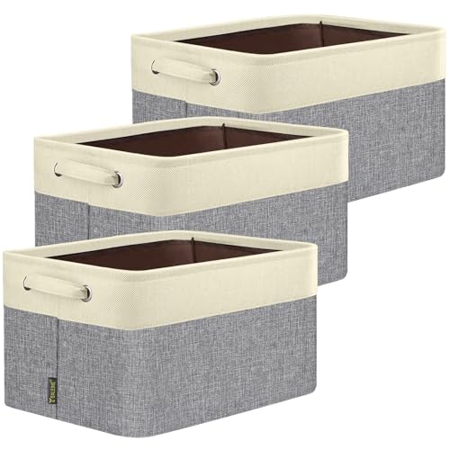 Baleine 15"x 11"x 9.5" Fabric Storage Bins 3-Pack: $16.09