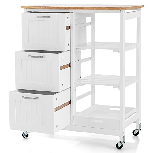 Petsite Kitchen Island Cart with Storage: $105.99 Petsite Kitchen Island Cart with Storage: $105.99