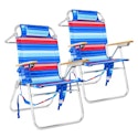 Backpack Beach Chair 2-Pack for $130 + free shipping