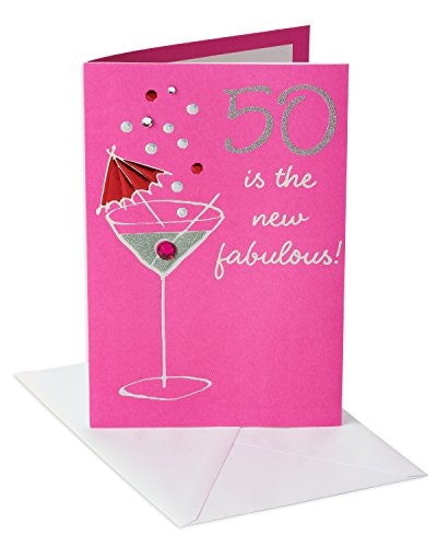 American Greetings 50th Birthday Card for Her: $5.82 American Greetings 50th Birthday Card for Her: $5.82