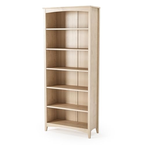 Camaflexi 72-Inch Shaker Style 6-Shelf Solid Wood Bookcase: $269.99
