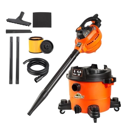 Armor All 8-Gallon 4.5 HP Wet/Dry Vac with Detachable Blower: $89.09