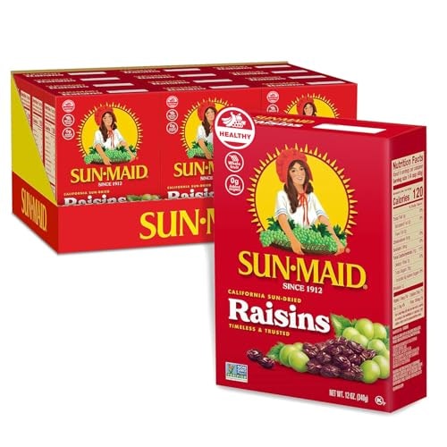 Sun-Maid California Sun-Dried Raisins 12-Pack: $17.20