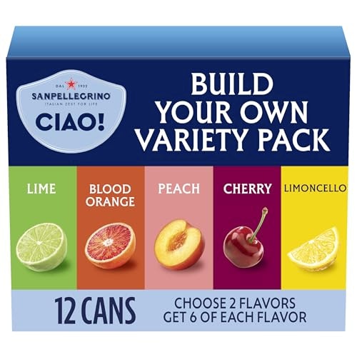 Sanpellegrino Ciao Flavored Sparkling Water 12-Pack: $14.99