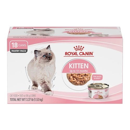 Royal Canin Feline Health Nutrition Kitten Thin Slices in Gravy 3-oz. 18-Pack: $32 Royal Canin Feline Health Nutrition Kitten Thin Slices in Gravy 3-oz. 18-Pack: $32