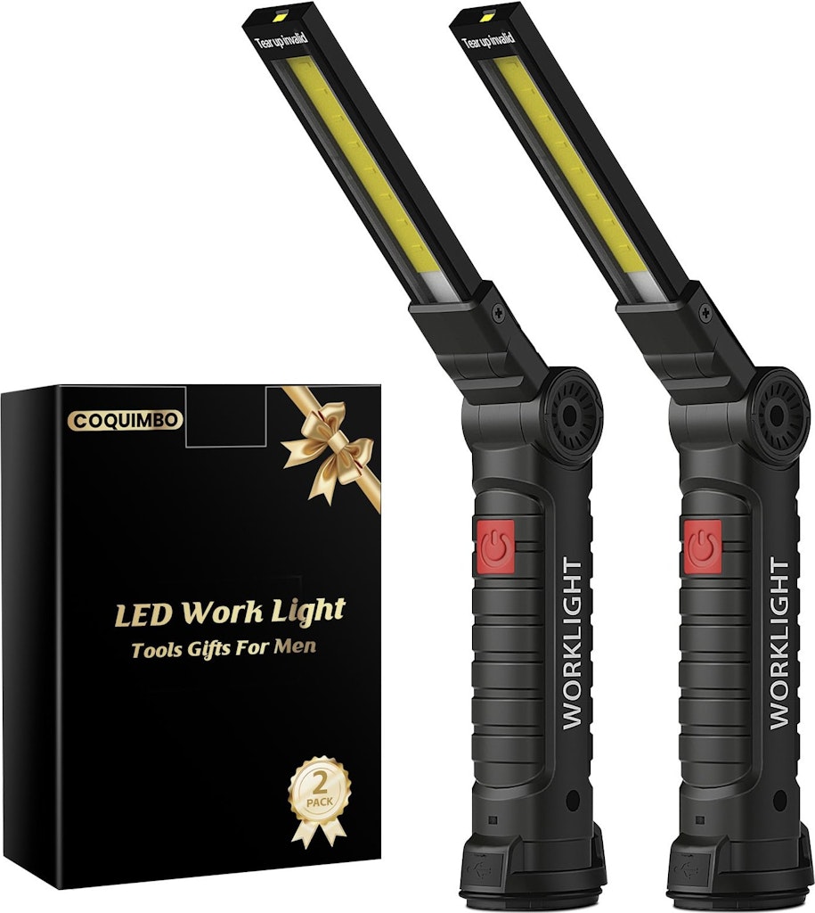 Rechargeable LED Work Light 2-Pack: $9.99 Rechargeable LED Work Light 2-Pack: $9.99