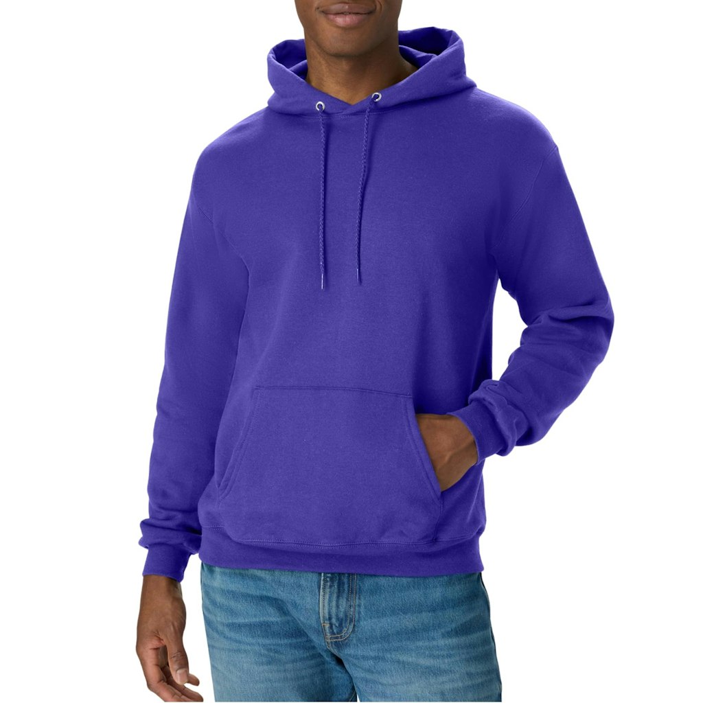 Hanes Men's EcoSmart Midweight Fleece Hooded Sweatshirt: $9.68